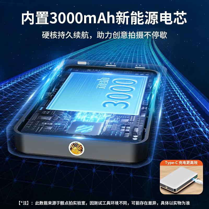 靓点拍补光灯口袋灯led多色打光灯手机自拍面部氛围灯相机拍照抖音直播化妆桌面三色灯拍摄全彩摄影柔光灯,淘宝优惠券,粉丝福利购,淘宝优惠卷