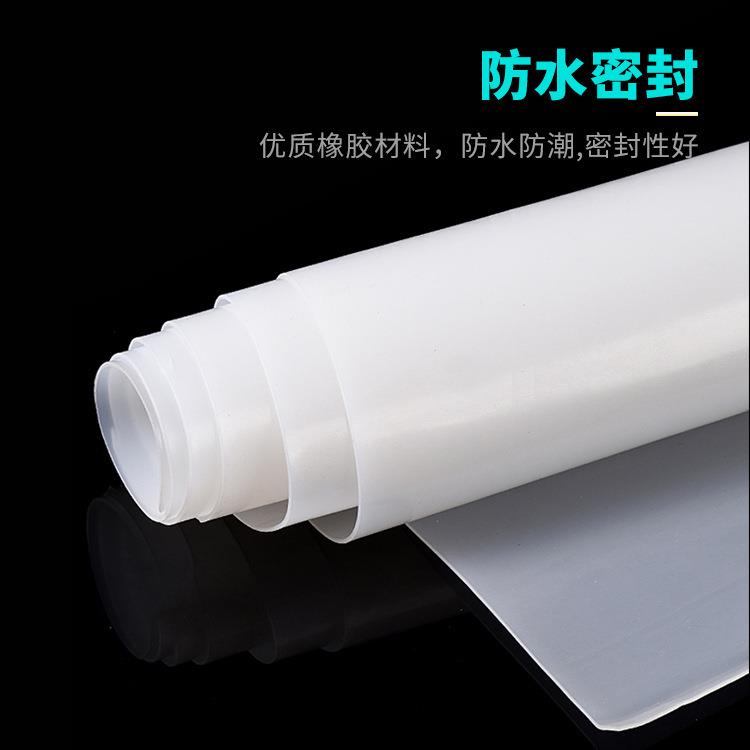 .硅胶板1/2/3/5/6/8/10mm加厚密封垫片ding制白色硅胶耐高温硅胶 - 图3