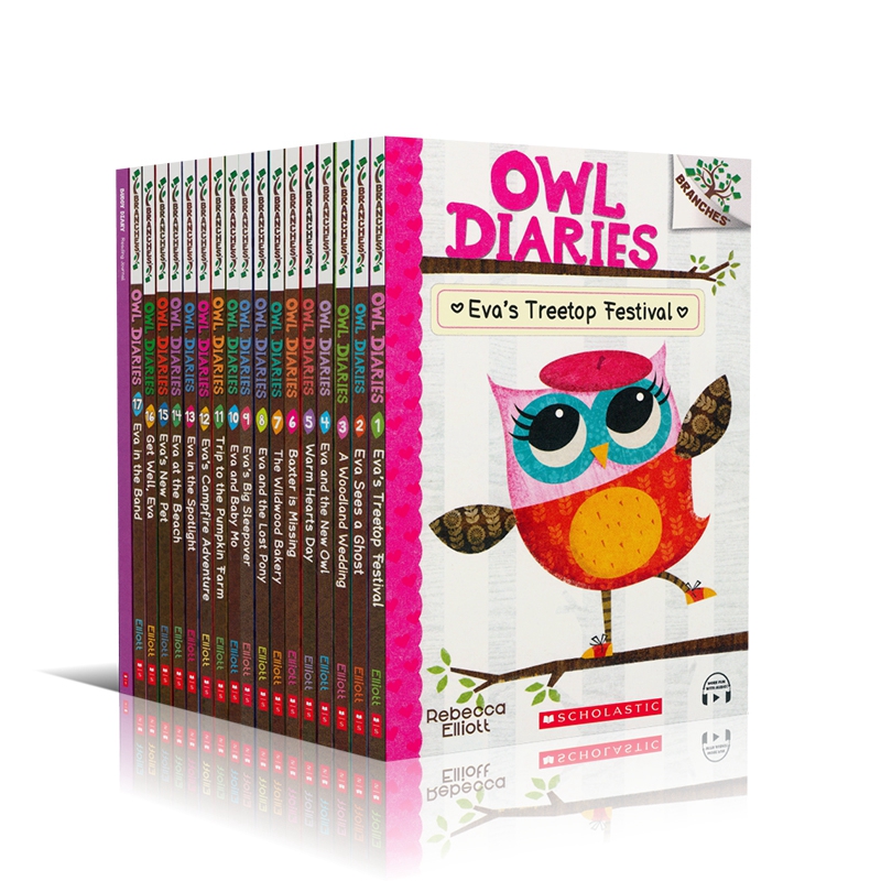 Owl Diaries猫头鹰日记1-17共17册 Scholastic Branches学乐大树系列英文原版儿童桥梁章节书小学生英语课外读物送音频-图3