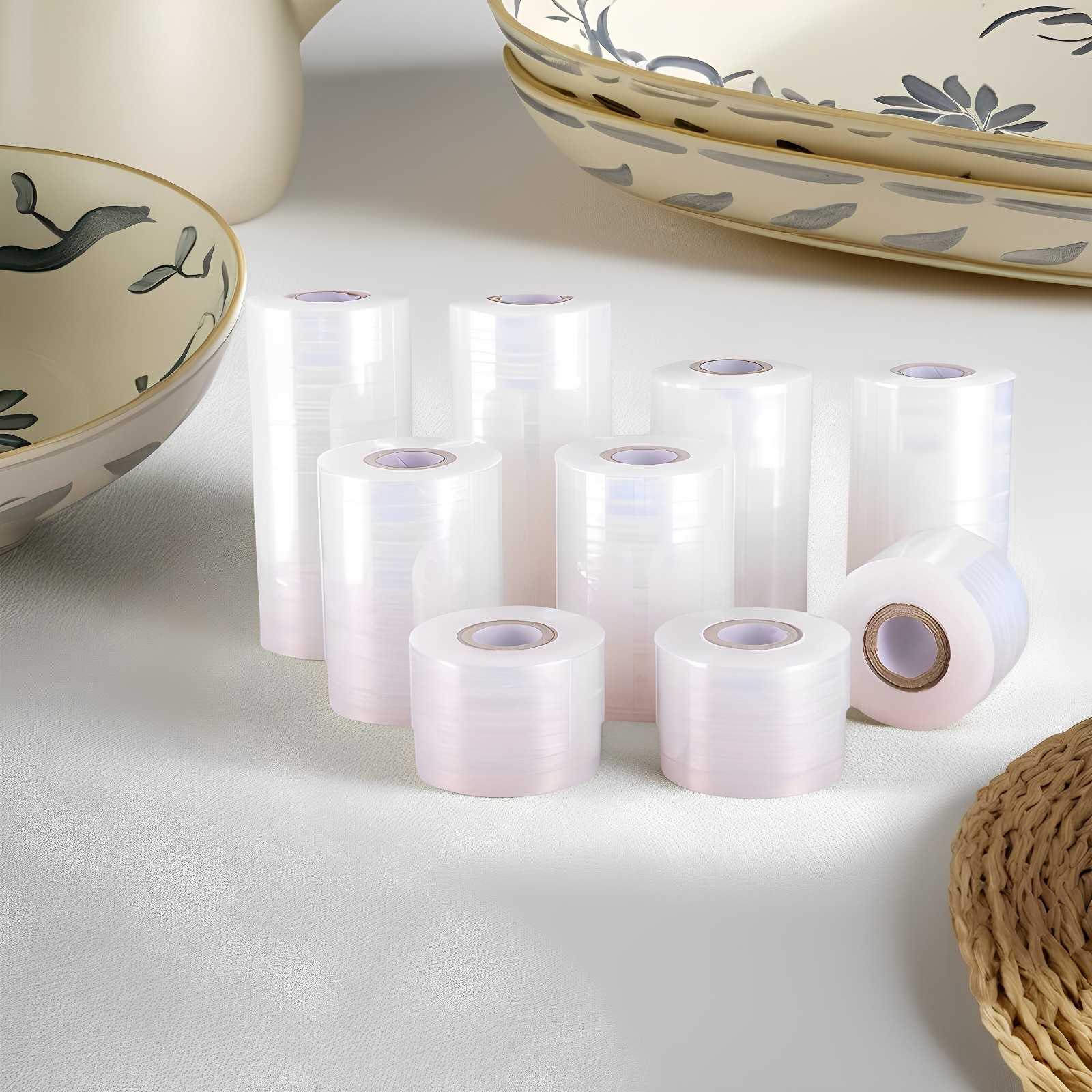 小卷PE环保小缠绕膜宽3cm5cm包装膜防漏果树嫁接膜外卖封口打包膜,淘宝优惠券,粉丝福利购,淘宝优惠卷