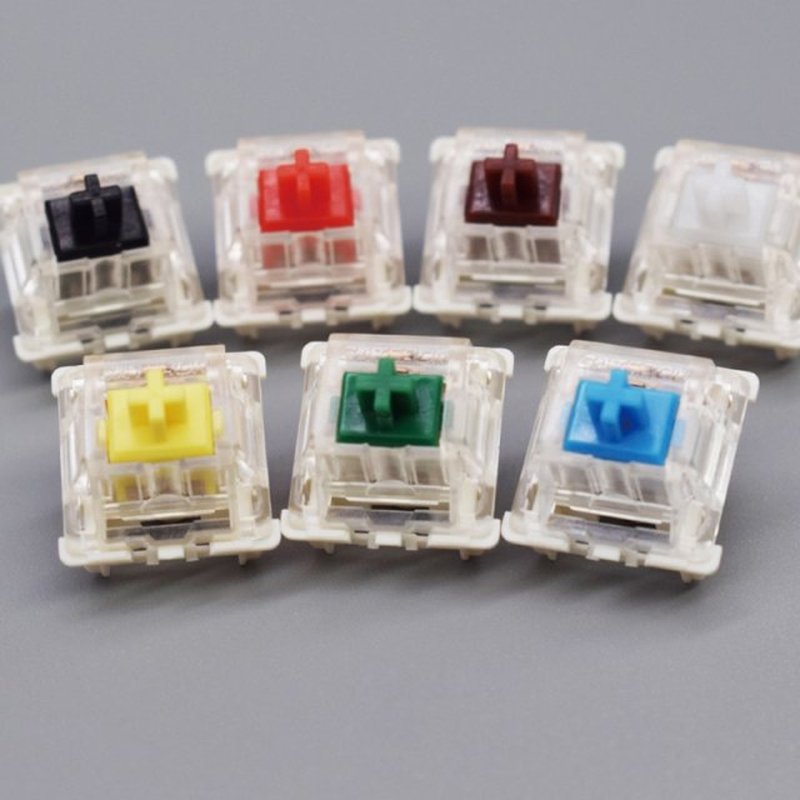 Gateron 3Pin Switches black red brown blue clear green yello - 图3