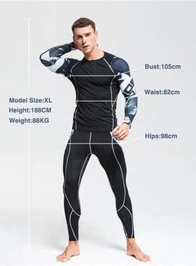 2022 Men s Thermal Underwear Set MMA Tactics Leggings Sol