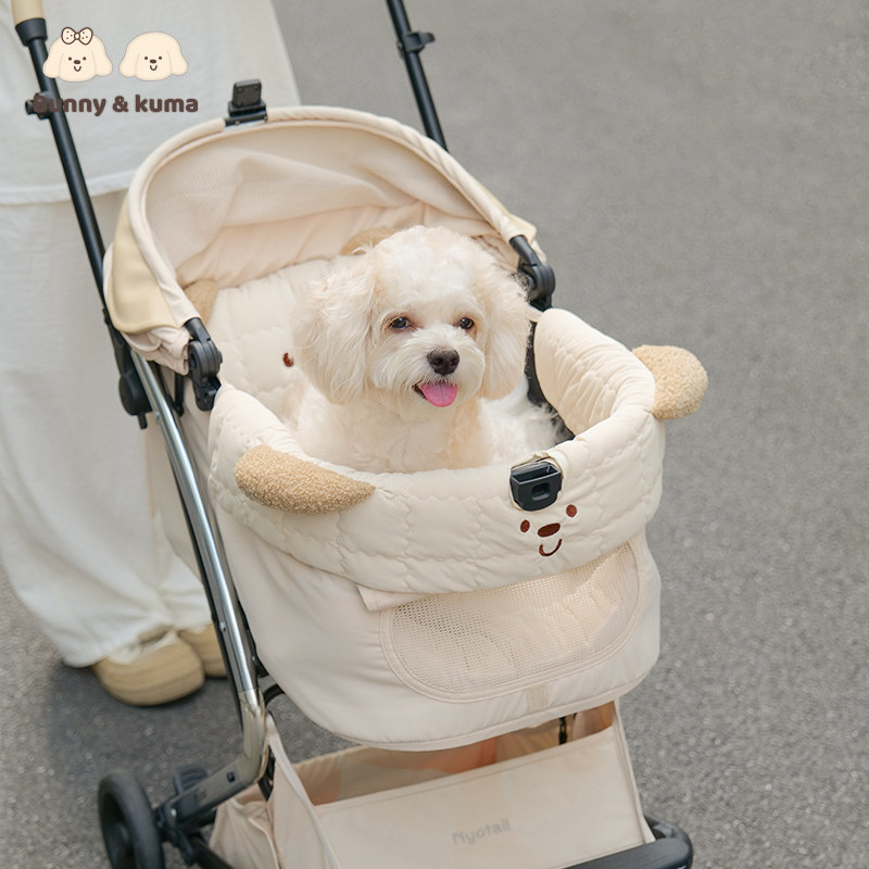 宠物推车垫夏季凉感围边猫咪狗通用防脏巾边缘垫围挡三件套配件,淘宝优惠券,粉丝福利购,淘宝优惠卷