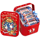 Шанхайский большой белый кролик ириска 114G 12 смешанная подарочная коробка рождественские конфеты Новые закуски