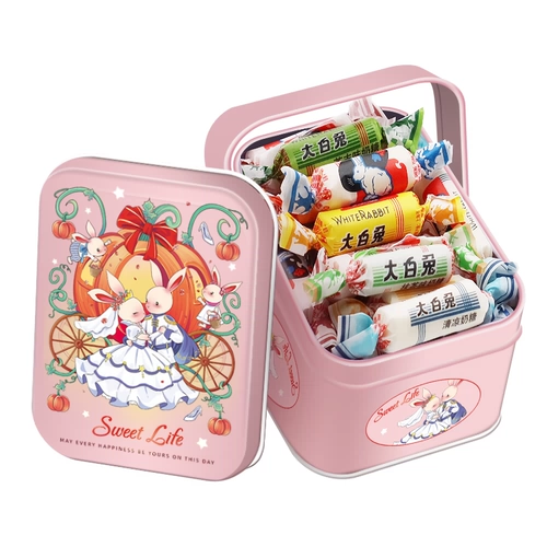 大白兔 12 видов ириски смешанные с глоттными свадебными свадебными конфетами знаменитости Новый год в канун рождественской подарочной коробки для рождественских конфет