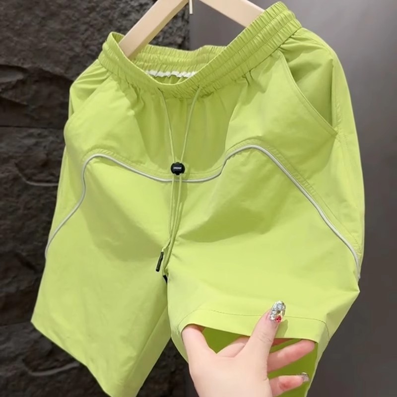 短裤男士2026新款夏季外穿高级感薄款速干沙滩裤子休闲五分裤男潮,淘宝优惠券,粉丝福利购,淘宝优惠卷