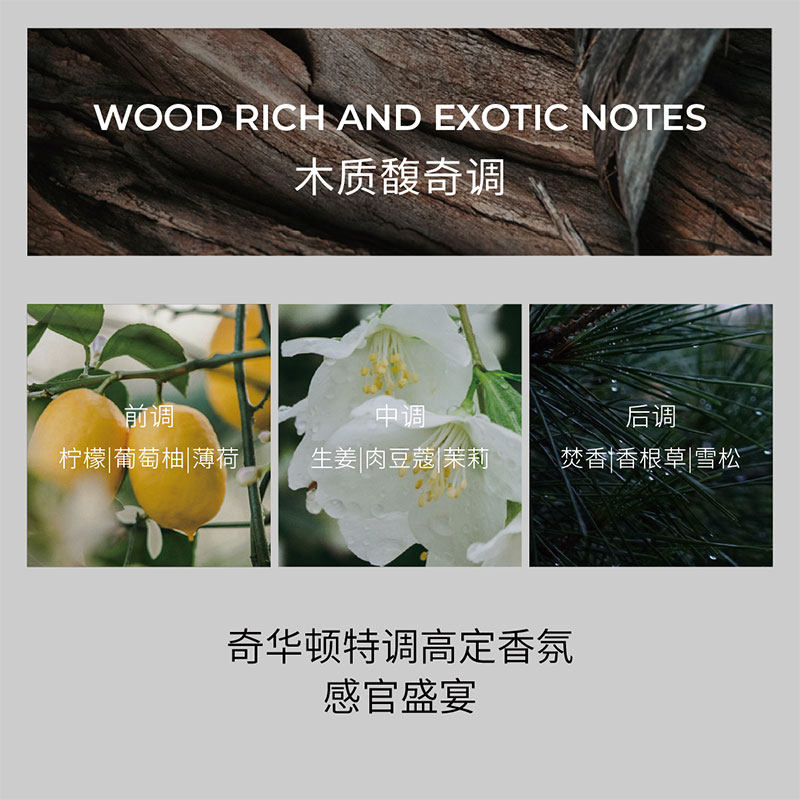 saza魅蓝香氛洗浴套装男士沐浴露洗发水氨基酸持久留香水成人滋润