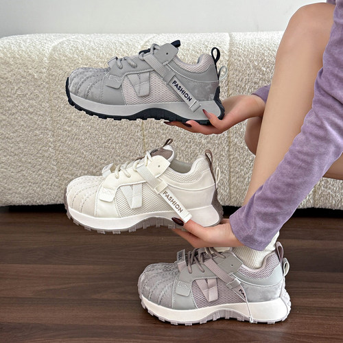 巨好看厚底老爹鞋女2026新款春季爆款百搭阿甘鞋34码休闲运动鞋潮 - 图2