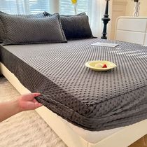 Thick Quilted Plush Double Bed Fitted Sheet Couple Marness ve