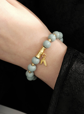 手串竹节莲蓬汝瓷好运原创女