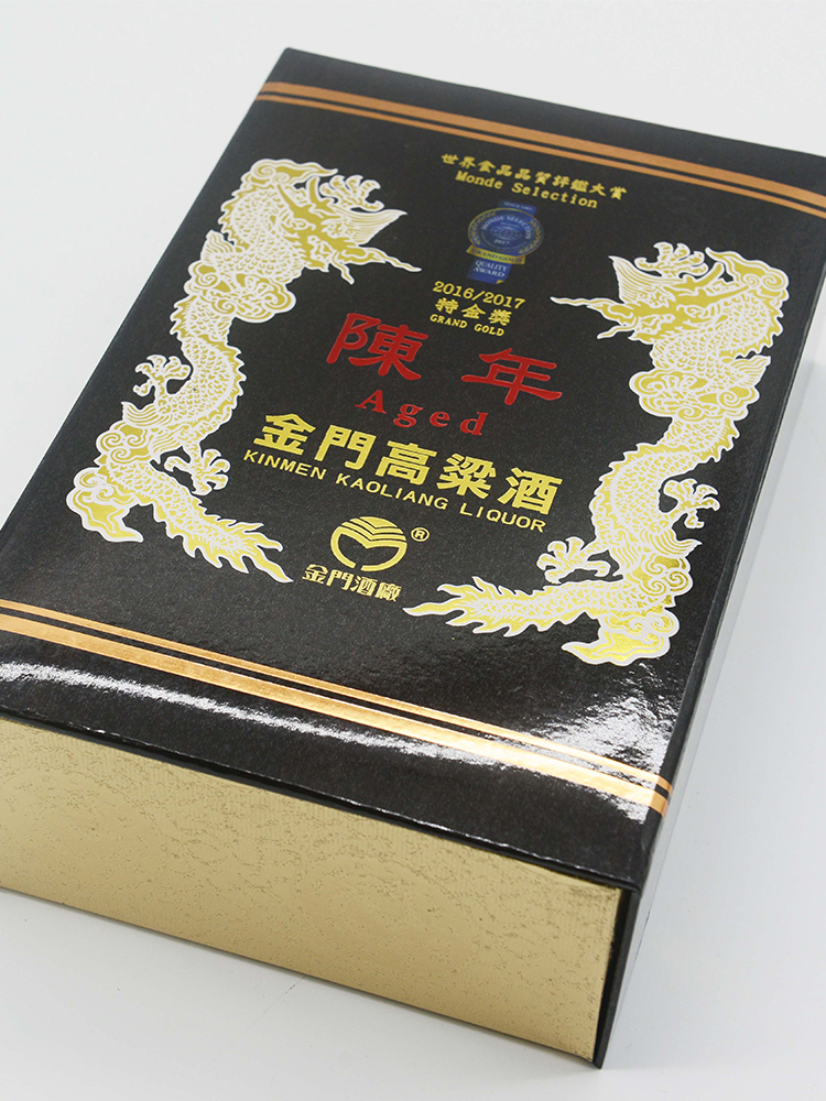 金门高粱酒 5年陈高 56度600ml 原装进口正品纯粮食酿造送礼盒装 - 图0