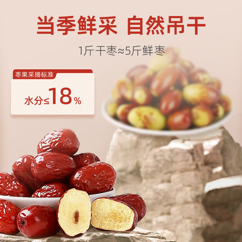 大枣100g国药冯了性中药饮片新疆大红枣和田大枣红枣桂圆枸杞茶,淘宝优惠券,粉丝福利购,淘宝优惠卷