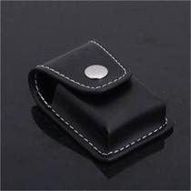 Regular section Long sound lighter special leather cover sound universal black leather cover Long sound lighter protective sheath