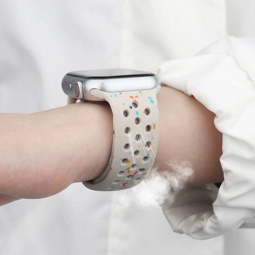 适用iwatchs11表带applewatch10硅胶运动透气苹果手表带9高级男女 - 图3