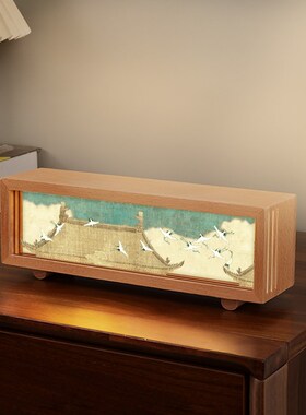 新中式氛围感拍i拍灯桌面摆件节日送礼led发光小夜灯卧室装饰摆画