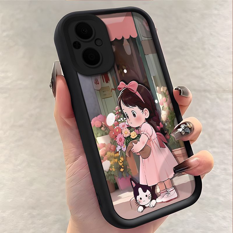 oppoA96手机壳pfum10新款a96硅胶软套oppo5G镜头全包PFUM10防摔opp0pp0ppoA可爱opa潮女opρoa卡通965G个性 - 图2