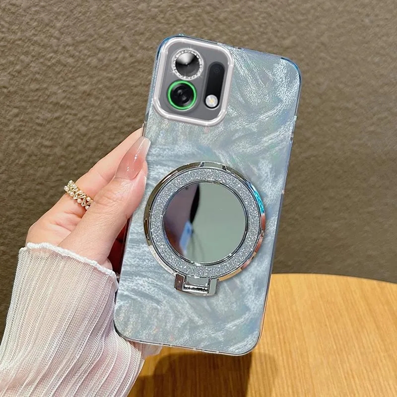 适用OPPOK13Turbo手机壳PLM110新款K13TurboPro软硅胶PLE110保护套OPPO5G全包边Pro防摔0pp0潮女oppk镜子支架 - 图1