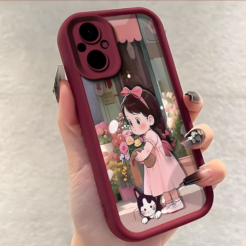 oppoA96手机壳pfum10新款a96硅胶软套oppo5G镜头全包PFUM10防摔opp0pp0ppoA可爱opa潮女opρoa卡通965G个性 - 图3