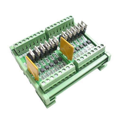 PLC输出放大板 10路NPN晶体管模块光耦隔离保护控制12-24V输入通 - 图1