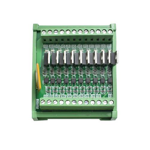 PLC输出放大板 10路NPN晶体管模块光耦隔离保护控制12-24V输入通 - 图0