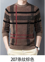 2020 Sweater Knitted Underlay Sweater Round Neck Plush Thick