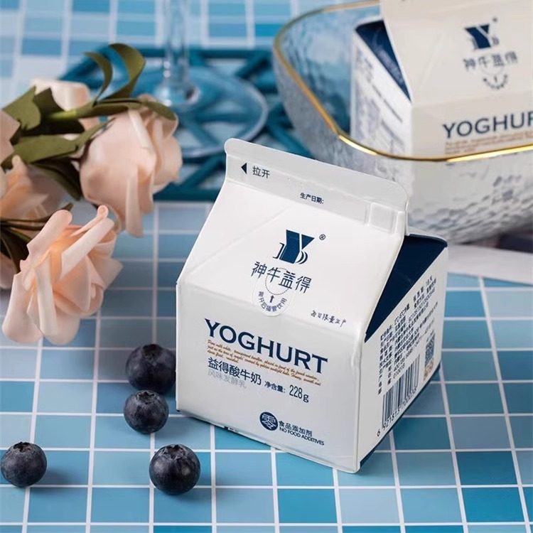 【周期订购】神牛益得酸奶228g 24盒分4次发货下单需备注发货时间,淘宝优惠券,粉丝福利购,淘宝优惠卷