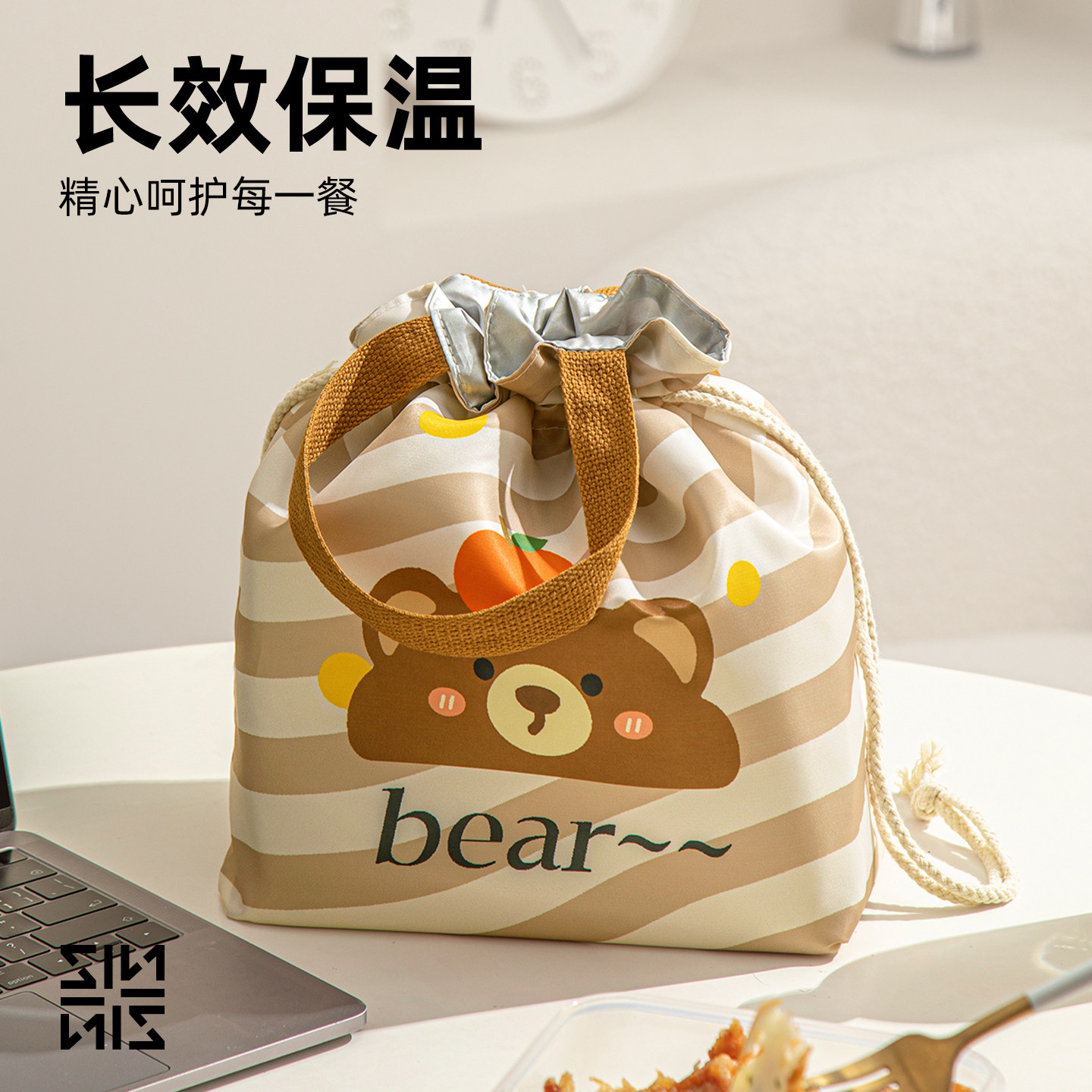 恋家主义卡通手拎保温包饭盒袋便当手提包学生带饭防水防油装餐包,淘宝优惠券,粉丝福利购,淘宝优惠卷