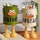 Funny pen holder large capacity office desktop storage box student girl child boy light luxury high-quality ornaments