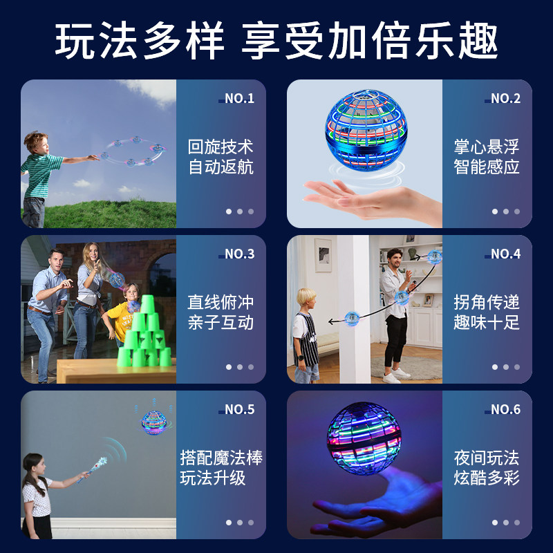 2025大促tesimai回旋悬浮飞行球智能玩具儿童礼物限时抢购,淘宝优惠券,粉丝福利购,淘宝优惠卷