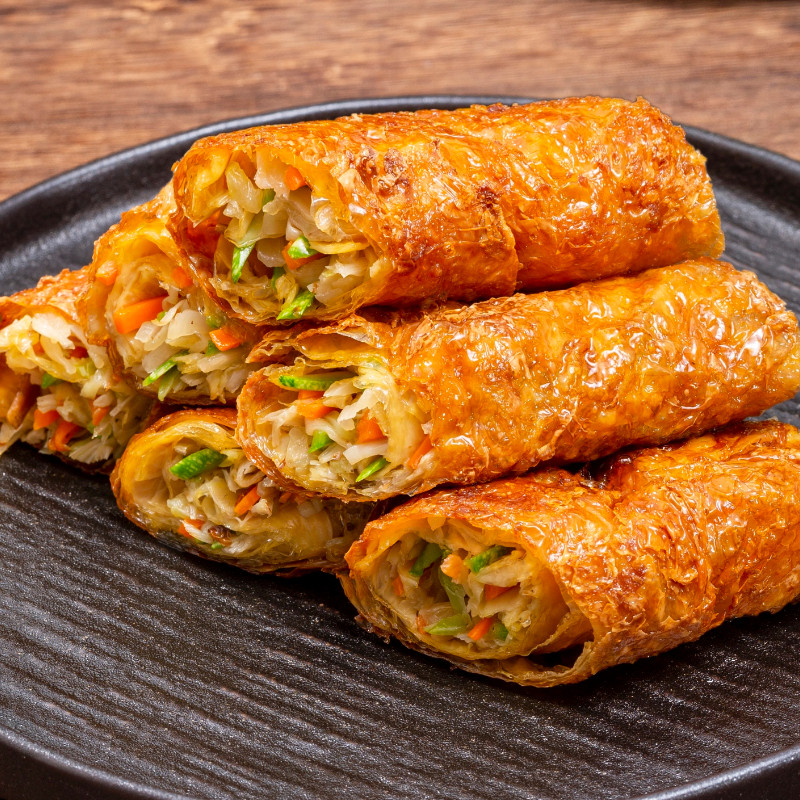豆杭家时蔬豆皮卷腐皮素卷素春卷咸味早餐速食菜卤味素食不含五辛,淘宝优惠券,粉丝福利购,淘宝优惠卷