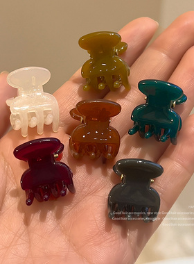 发夹亚克力简约盒装小号抓夹发卡