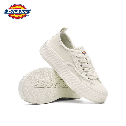 Dickies Летняя высокая дышащая тканевая белая обувь, кроссовки для отдыха