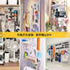 Hole plate storage rack multifunctional wall-mounted stainless steel