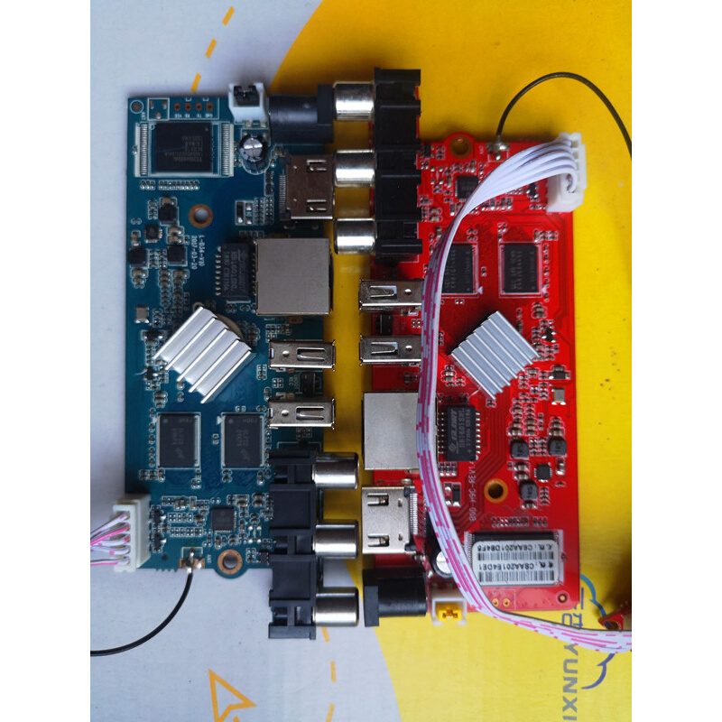 电子元器主板件H2全志1G+8G足量WiFi有线网 高清4K板5V配遥控套件 - 图0