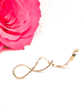 Gold Filled/925 Silver Earrings Handmade Vintage Spiral Brin