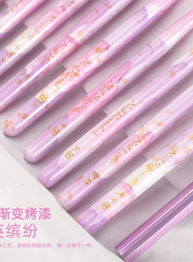 豆蔻高档美甲笔刷套装少女心