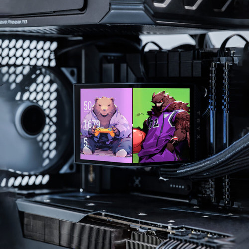 TRYX创氪星系展域SE 360水冷cpu散热器ARGB曲面显示屏3D电脑风扇 - 图2