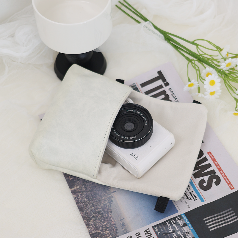 卡片相机绑带款收纳袋 适用于索尼RX系列 ZV1F收纳袋ZV-1 佳能G7X/G7X2/G7X3便携防水理光GR防刮高颜值收纳包 - 图1