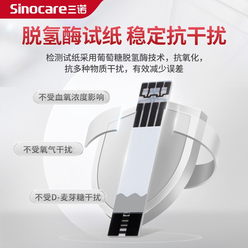 三诺GM501优易血糖仪试纸工厂直发家用精准测血糖仪器医用糖尿病 - 图1