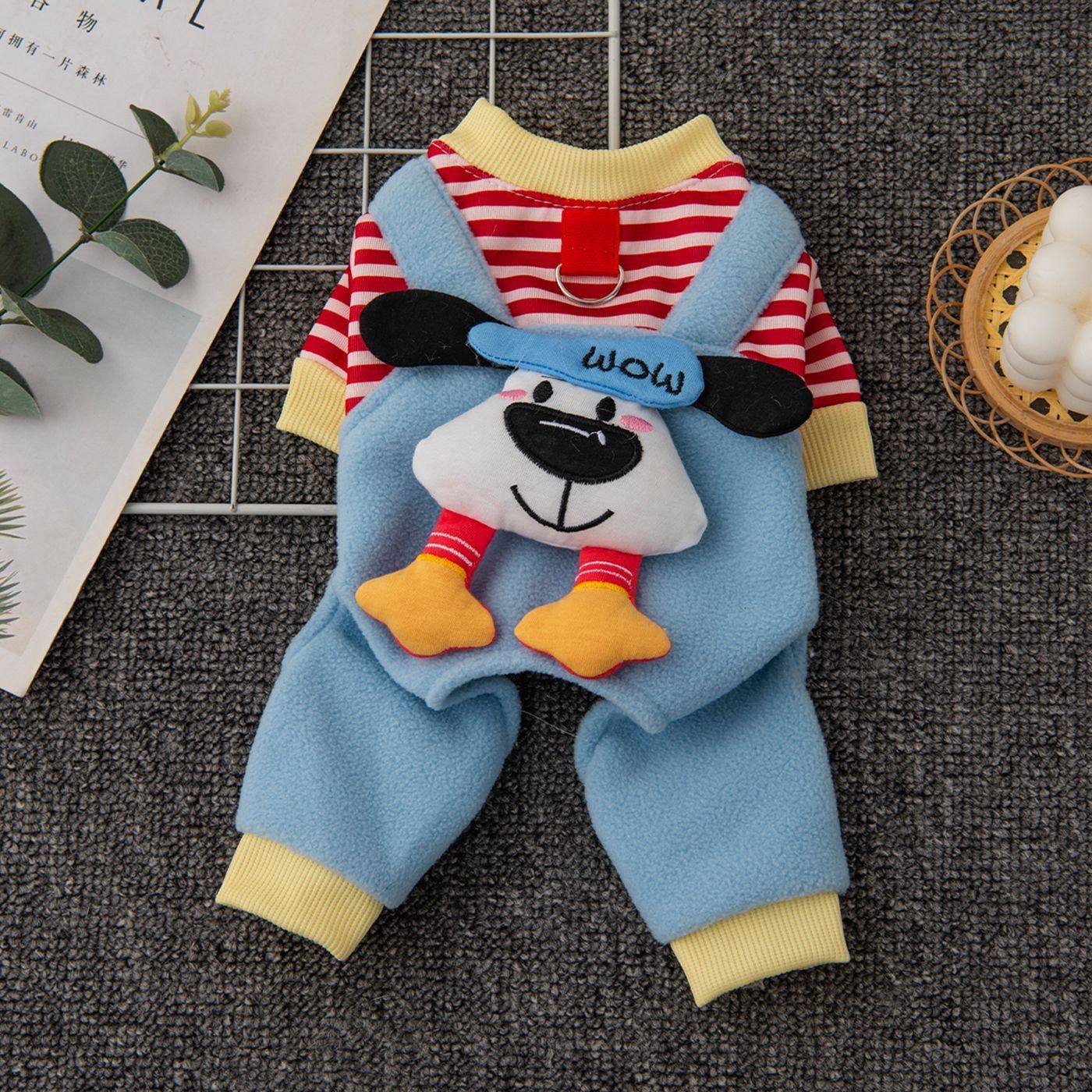 狗狗衣服秋冬可爱卡通大脸狗加绒四脚衣泰迪柯基比熊小犬猫咪服饰,淘宝优惠券,粉丝福利购,淘宝优惠卷