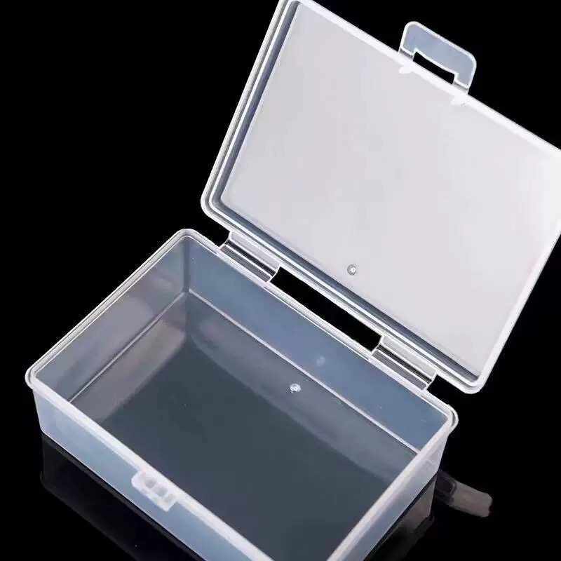 透明收纳盒卡片盒名片盒塑料长方形牙线棉签身份证桌面卡位翻盖盒,淘宝优惠券,粉丝福利购,淘宝优惠卷