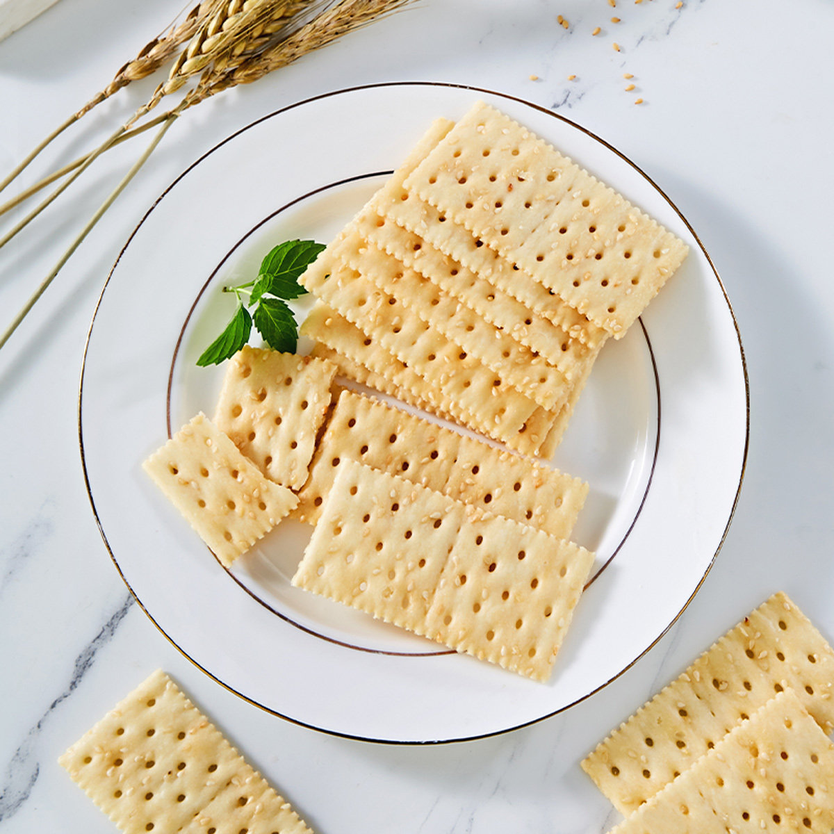 上海奥乐齐代购 ALDI 超值 苏打饼干 奶盐芝麻味 400g 发酵饼干,淘宝优惠券,粉丝福利购,淘宝优惠卷