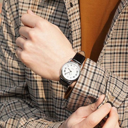 【卷福同款】英国ROTARY劳特莱男士手表复古商务石英表送圣诞礼物 - 图1