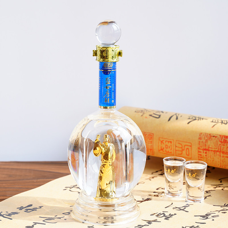 重庆诗仙太白酒盛世唐朝经典装品质全面升级52度500ML浓香型白酒 白盛实拍商品图