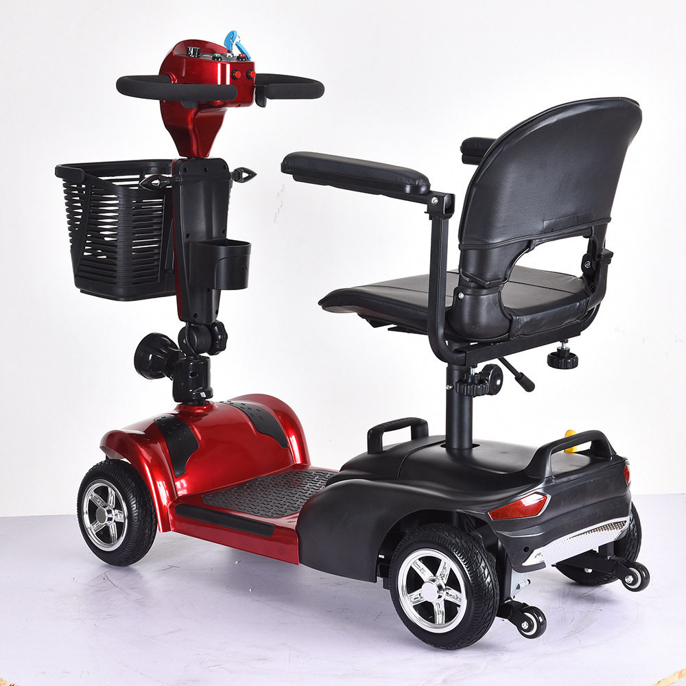 New walking four-wheeler for the elderly, easy and convenient walking for the elderly, electric four-wheeler, battery four-wheeler
