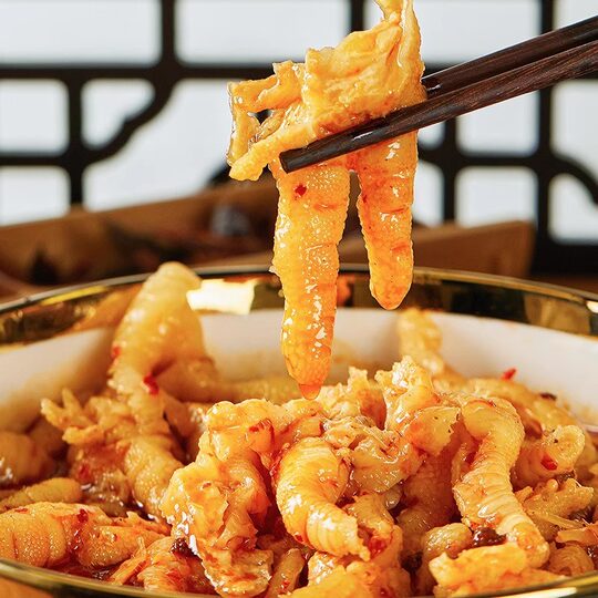 柠檬酸辣无骨鸡爪2斤装罐装网红零食卤味即食小吃脱骨凤爪旗舰店