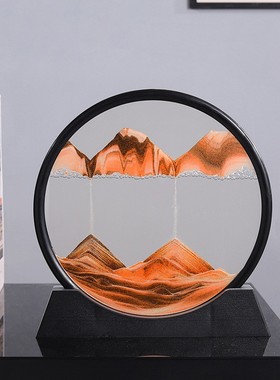 立体流沙画治愈解压摆件送人礼物