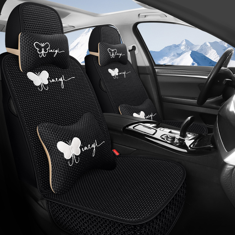 夏季2018新款 北京现代ix35坐垫 全包围冰丝小车座垫四季汽车座套