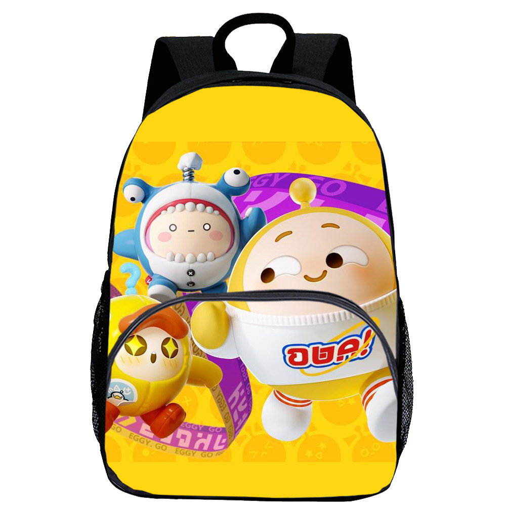 蛋仔派对书包套装休闲轻便小学生背包儿童小挎包午餐包文具袋笔袋