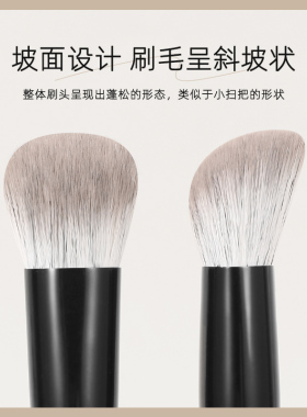 芳语种梦M115小扫把腮红刷腮红膏体无痕扁坡型修容刷沧州化妆刷子